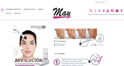 Desktop Screenshot of esteticamay.com